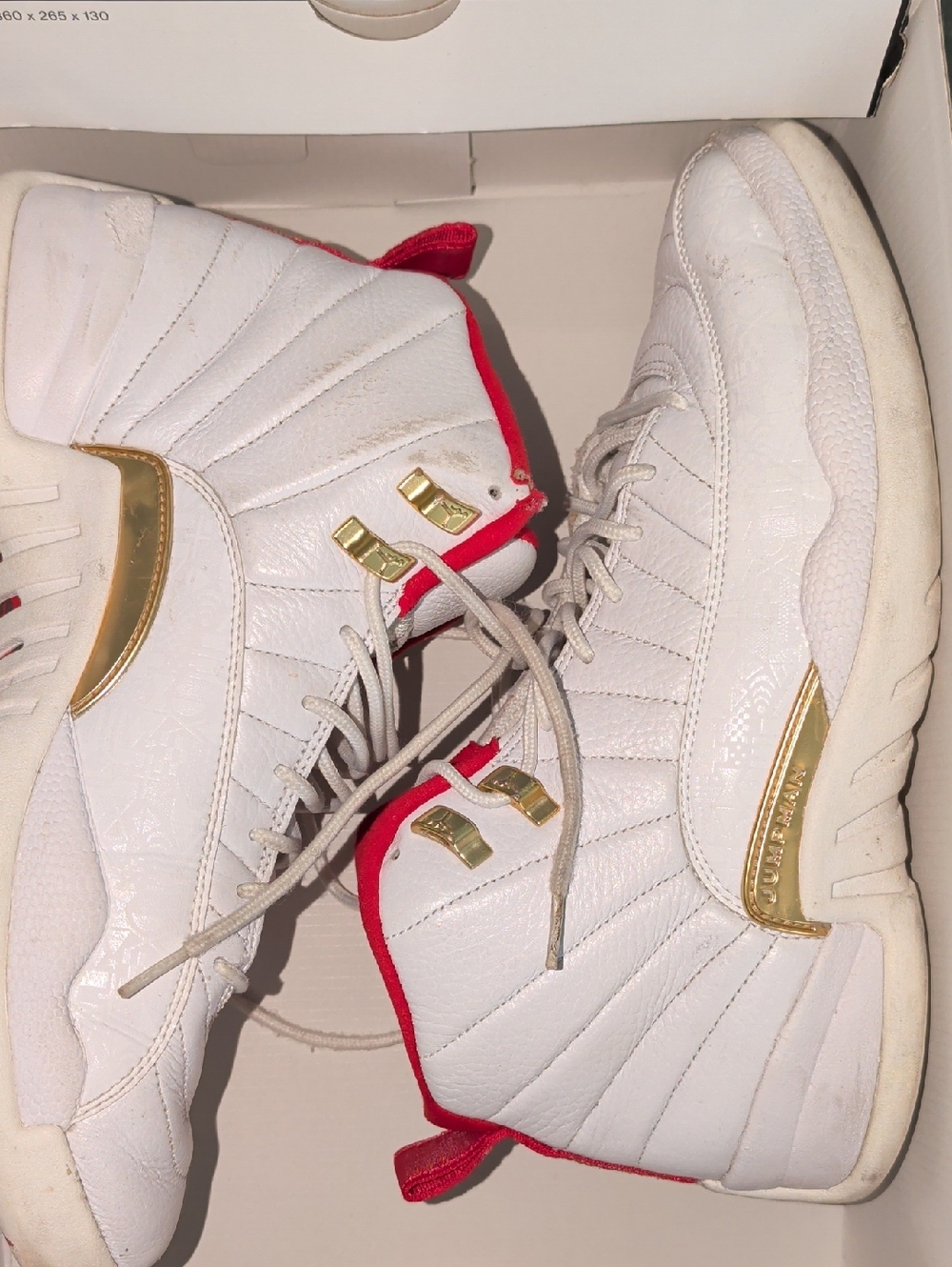 Jordan Air Jordan 12 Retro White and Red